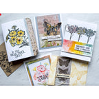 Simon Says Stamp Embossing Folder Dotted Diamond sf503 Card Set | color-code:ALT08