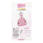 Chloe's Creative Cards Princess Dress Die and Stamp Set c-diest-princd