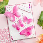 Chloe’s Creative Cards Printed Delightful Butterfly Ombre Vellum c-vpad-5x7dbut birthday wishes