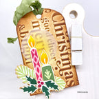 Simon Says Stamps and Dies Christmas Candle set1130cc DieCember Christmas Tag