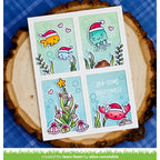 Lawn Fawn Foursquare Backdrop Landscape Custom Craft Dies lf2064 Sea-Sons Greetings