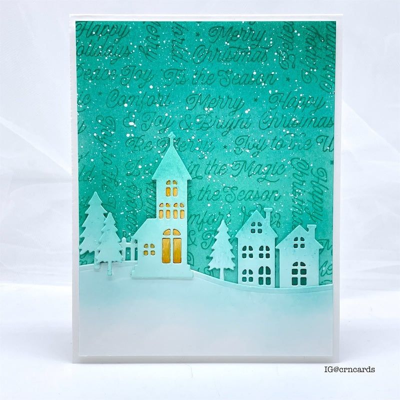 Simon Says Cling Stamp Christmas Words sss102754 Season Of Wonder Christmas Card