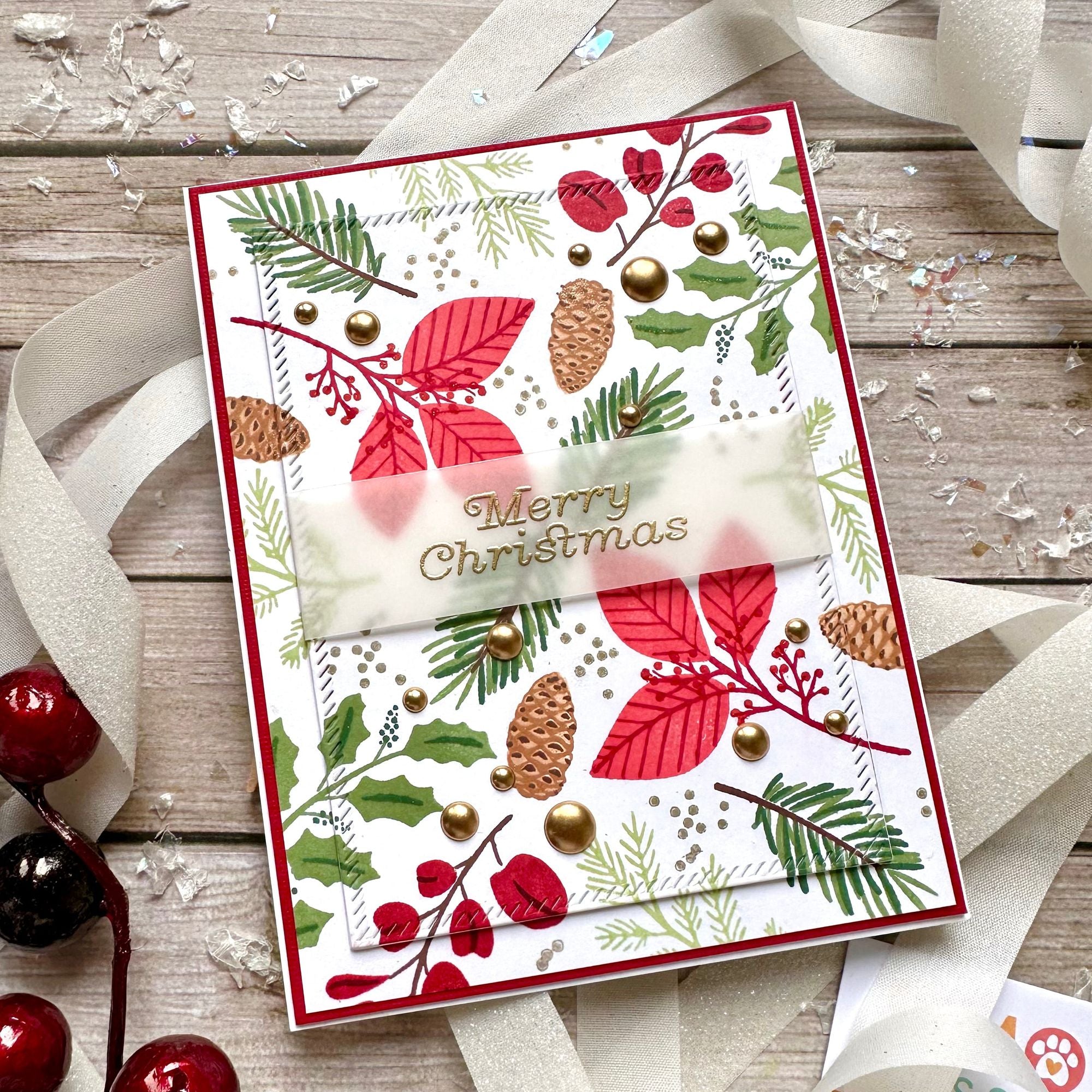 Simon Says Clear Stamps Christmas Botanicals 2164ssc