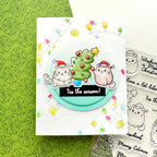 Simon Says Stamps and Dies Christmas Cats set1067cc Sugar and Spice Christmas Card