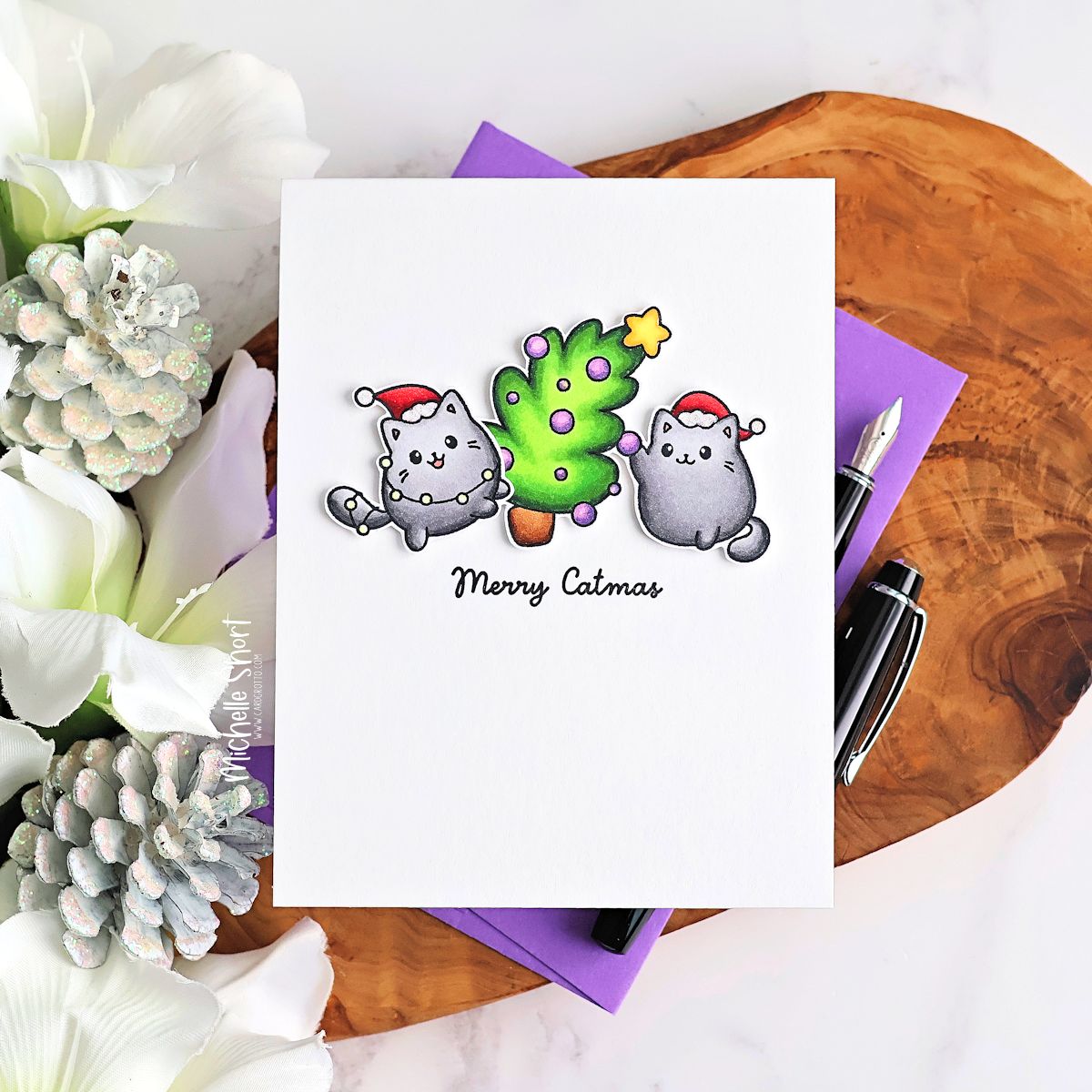 Simon Says Stamps and Dies Christmas Cats set1067cc Sugar and Spice Christmas Card | color-code:ALT04