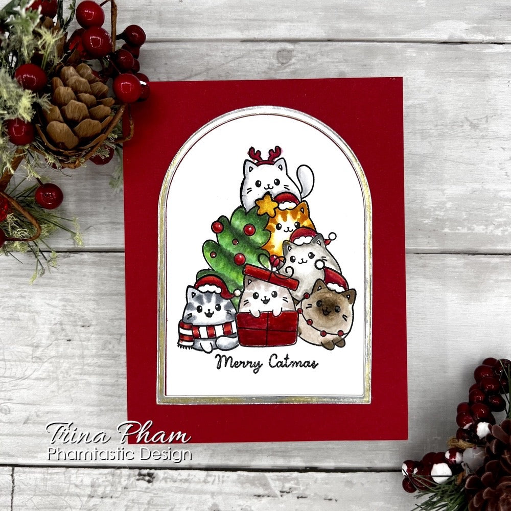 Simon Says Stamps and Dies Christmas Cats set1067cc Sugar and Spice Christmas Card | color-code:ALT02