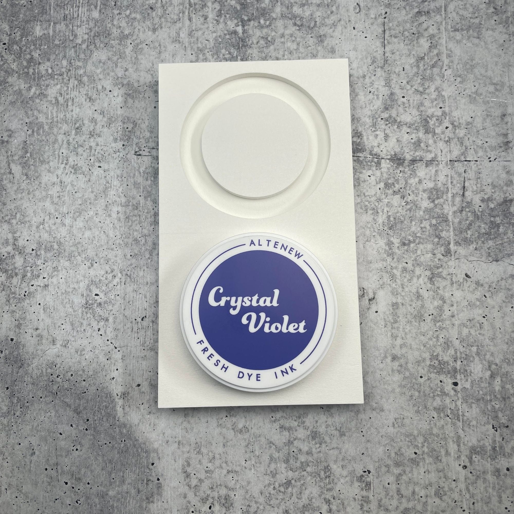 The Ink Stand White Circle is-d70-1 Altenew Circular Ink Pad Holder