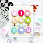 Simon Says Clear Stamps Circle Sentiments 2143msc To Love Love Card | color-code:ALT01