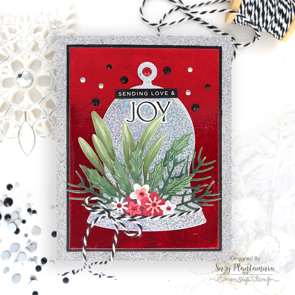 Simon Says Stamp Classic Cloche Duo Wafer Dies s923 Sweet Wishes Christmas Card | color-code:ALT03