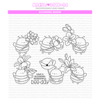 Clearly Besotted Blooming Beeday Clear Stamps
