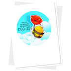 Clearly Besotted Blooming Beeday Clear Stamps flower