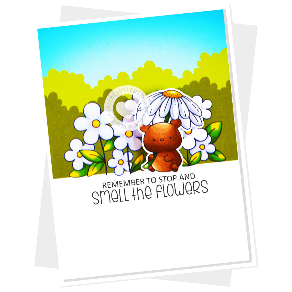 Clearly Besotted Going Undercover Clear Stamps flowers