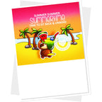 Clearly Besotted Happy Hour Clear Stamps summertime