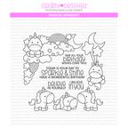 Clearly Besotted Magical Moments Clear Stamps