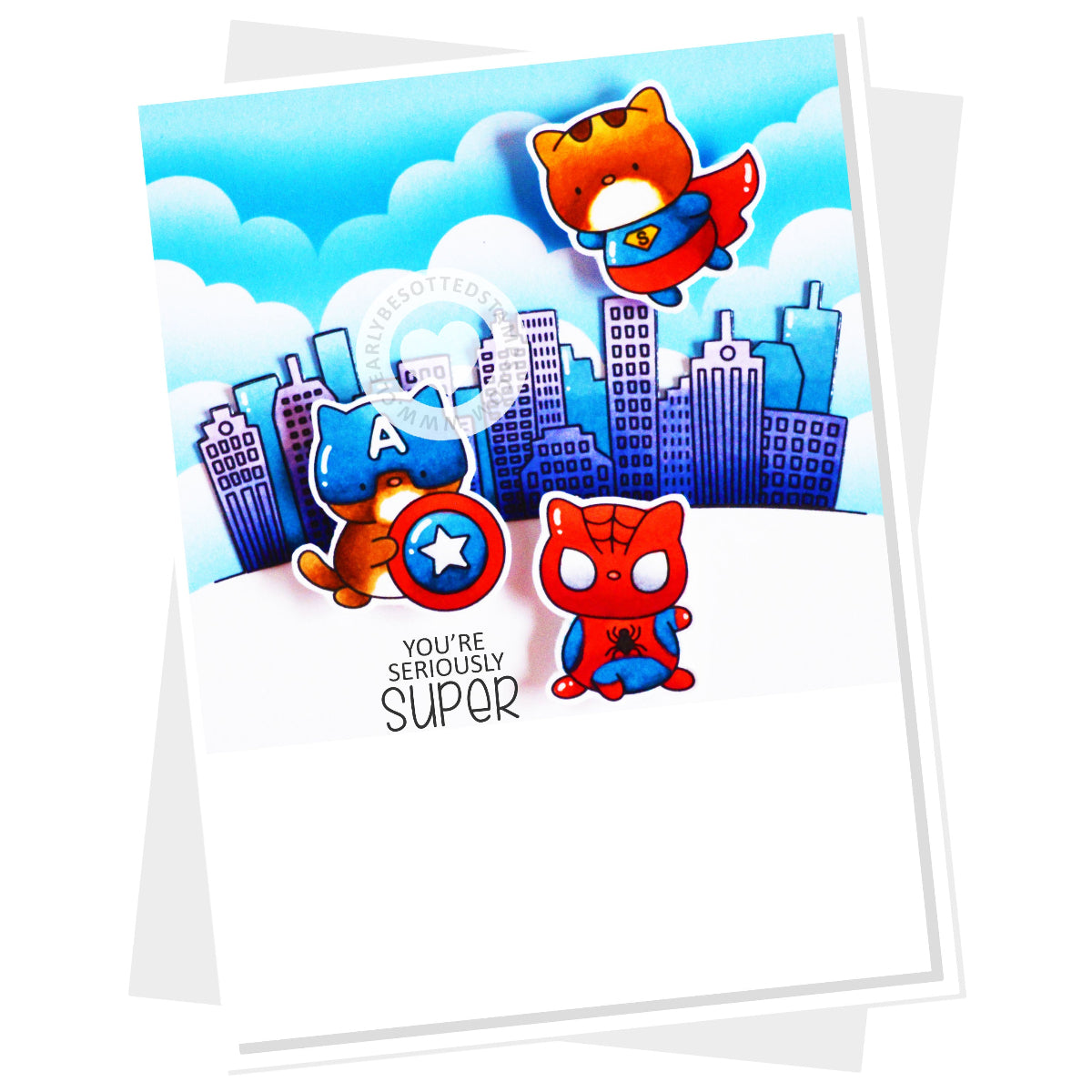 Clearly Besotted Seriously Super Clear Stamps heroes