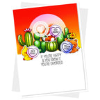 Clearly Besotted Stupid Cupid Clear Stamps cacti