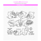 Clearly Besotted Terrible Treats Clear Stamps 1