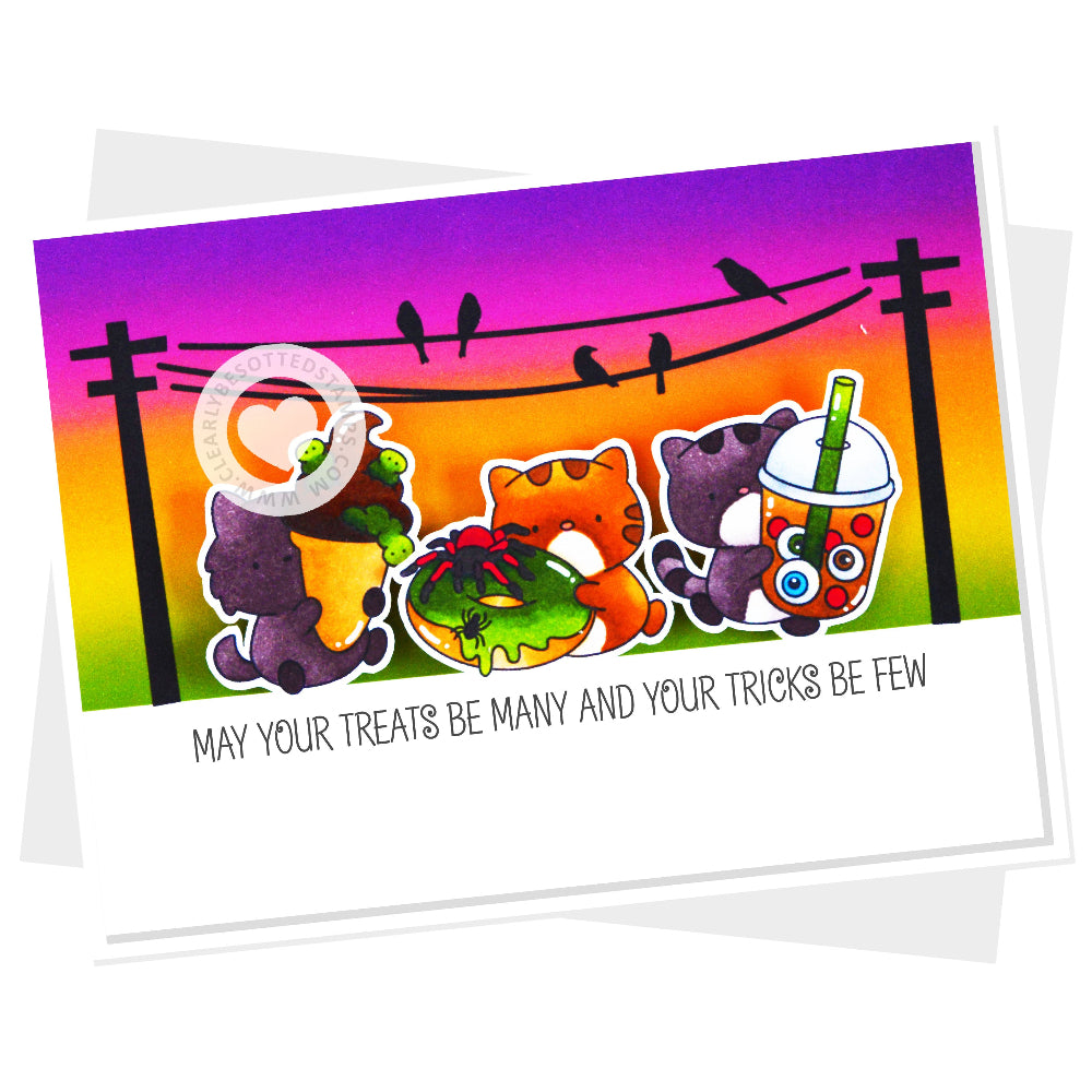 Clearly Besotted Terrible Treats Clear Stamps treats