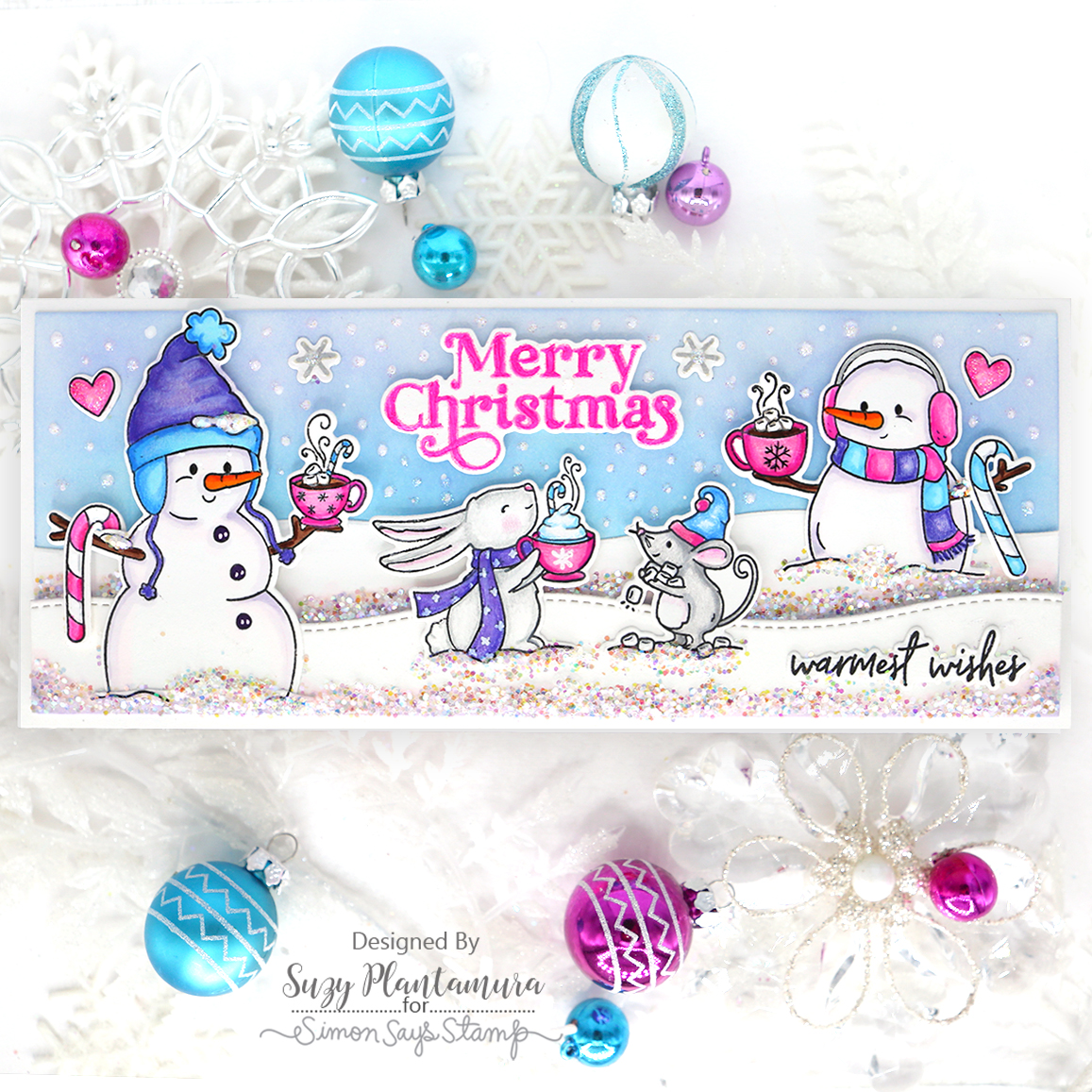 Simon Says Stamps And Dies Cocoa And Joy Diecember Christmas Card