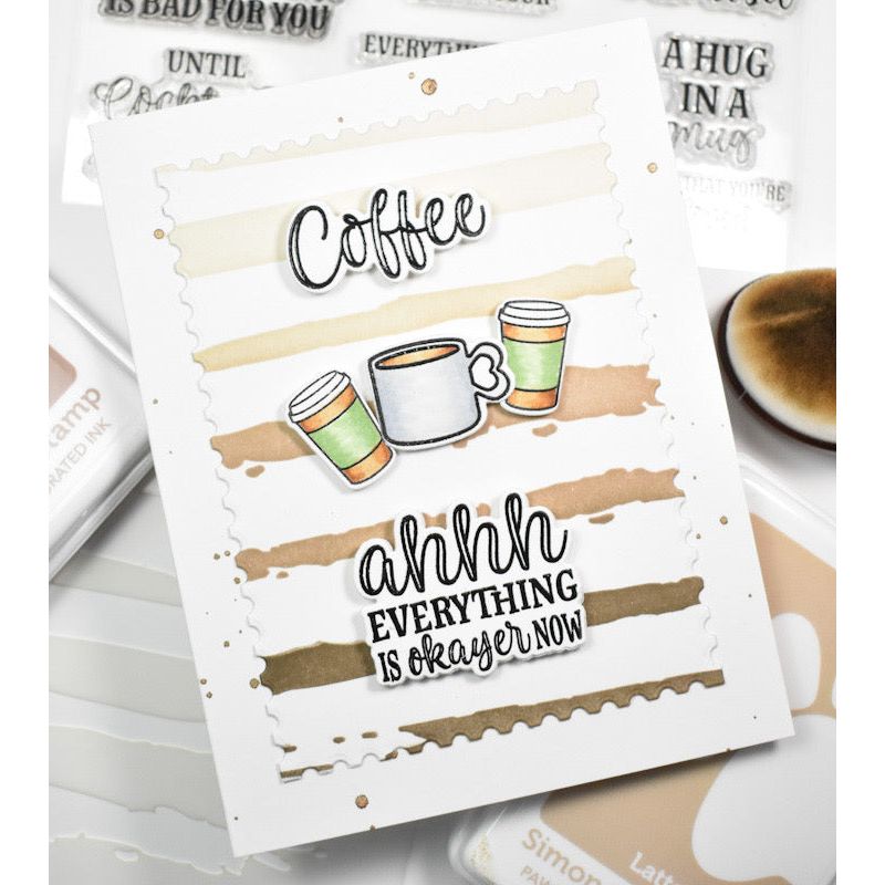 Simon Says Stamps and Dies Coffee Time set838ct Stamptember Coffee  Card | color-code:ALT05