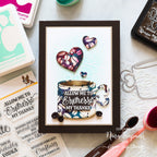 Simon Says Stamps and Dies Coffee Time set838ct Stamptember Coffee Thanks Card | color-code:ALT06