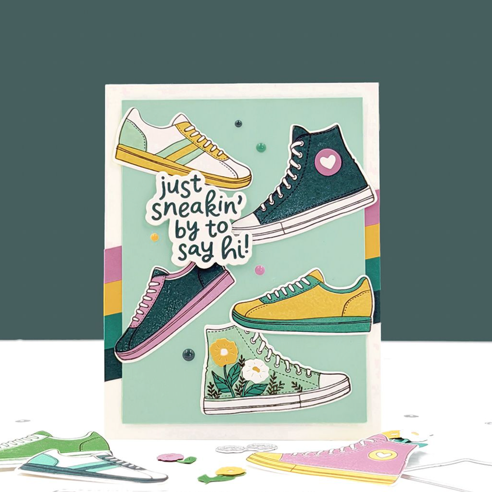 Concord & 9th Fresh Kicks Clear Stamp Set 12966 hi