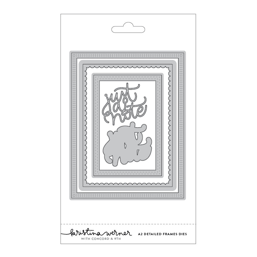 Concord & 9th Kristina Werner A2 Detailed Frames Die Set kw1276