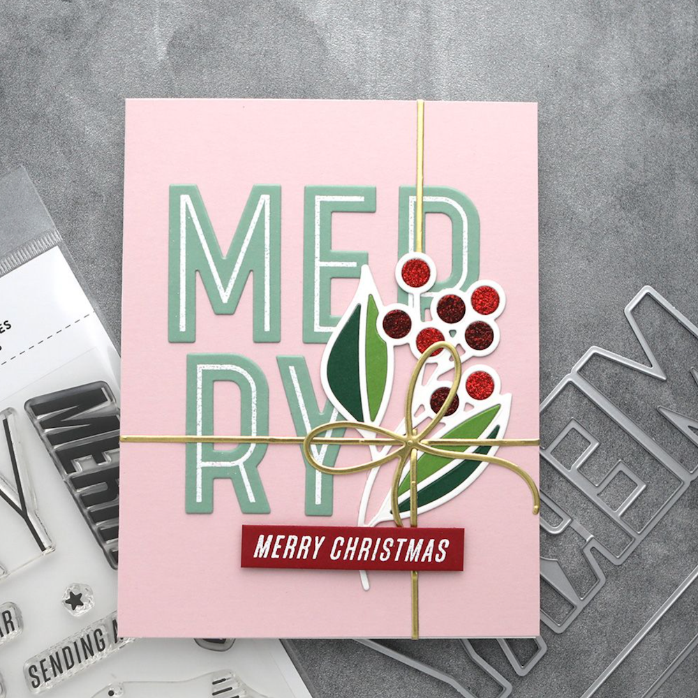 Concord & 9th Merry Trees Clear Stamp Set kw1007 merry