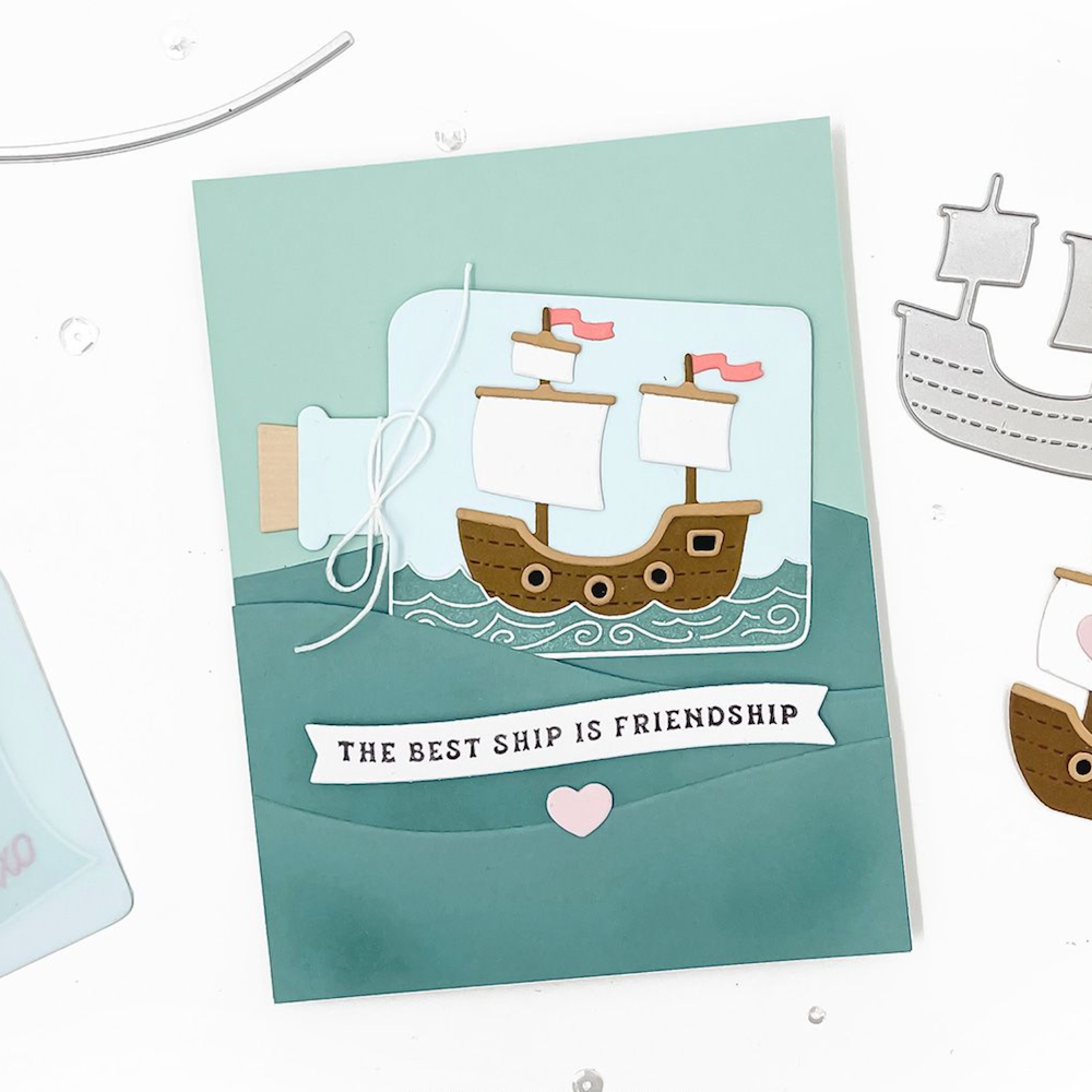 Concord & 9th Oceans & Potions Clear Stamp Set 12774 ship