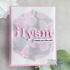 Simon Says Stamp Embossing Folder Confetti Butterflies sf511 Happy Camper Love You Card | color-code:ALT03