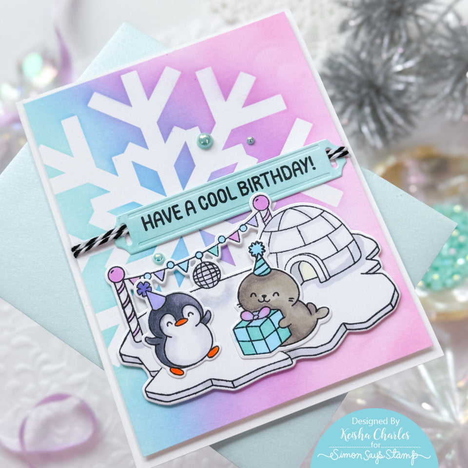 Simon Says Stamps and Dies Cool Birthday set1026cb Birthday Card