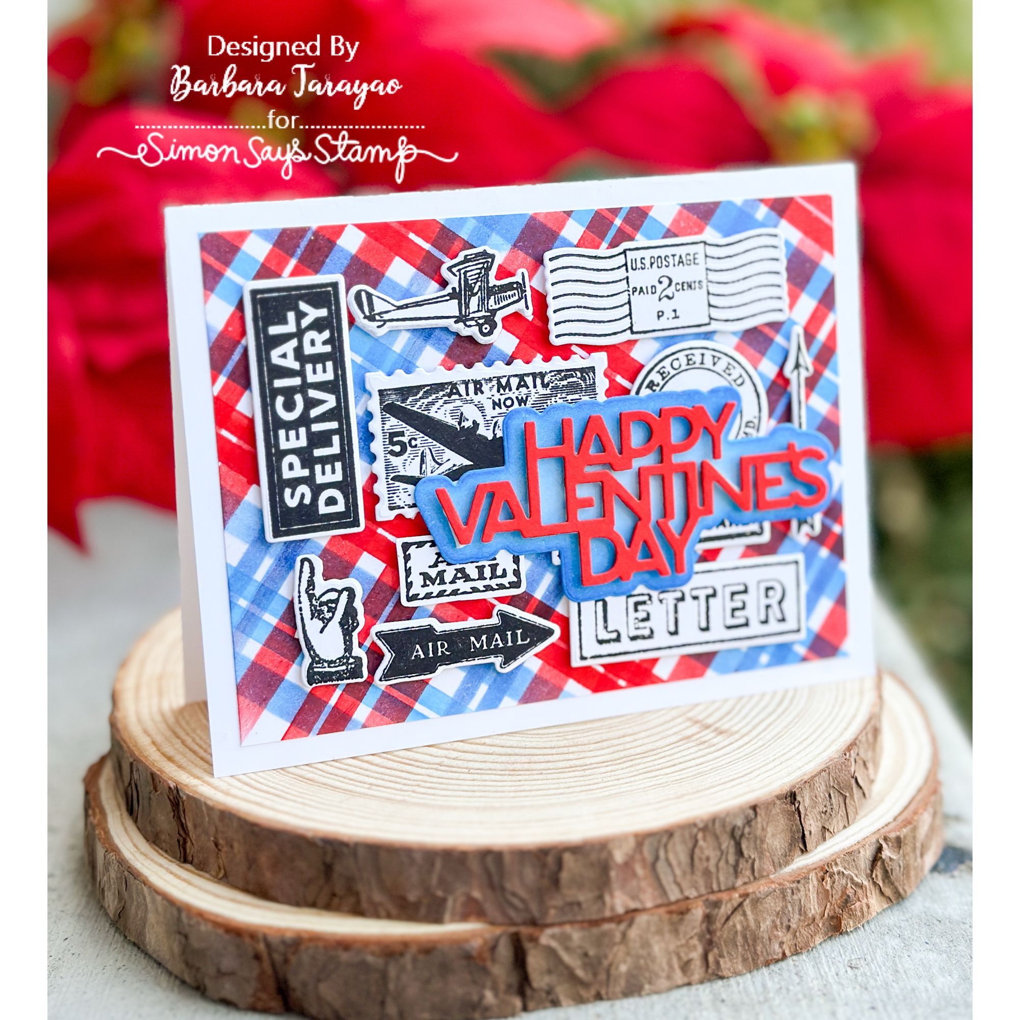 Simon Says Stamp Correspondence Wafer Dies 225sss Valentine's Day Card | color-code:ALT06