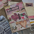 Tim Holtz Correspondence Stamps with Simon Says Stamp Dies Bundle setcs26 Love You Card 