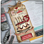 Simon Says Stamp Correspondence Wafer Dies 225sss Birthday Tag