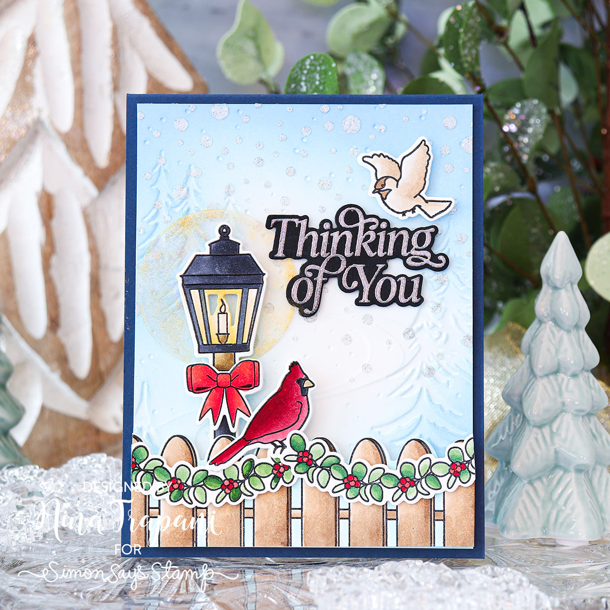 Simon Says Stamps and Dies Country Birds set1086cb And Everything Nice Christmas Card