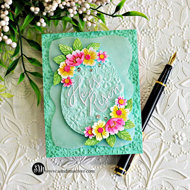 Simon Says Stamp Country Basket Bouquet Wafer Dies s1130 Beautiful Moments Easter Card | color-code:ALT06
