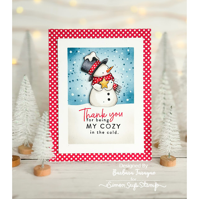 Simon Says Clear Stamps Cozy in the Cold 2334ssc And Everything Nice Merry Christmas Card | color-code:ALT02