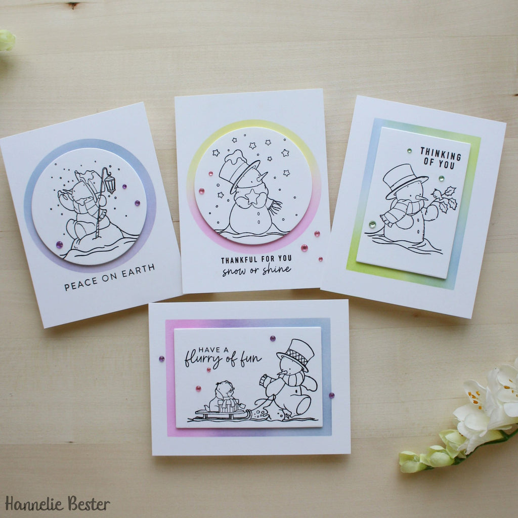 Simon Says Stamps and Dies Cozy in the Cold set1088cc And Everything Nice Christmas Cards