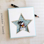 Simon Says Clear Stamps Cozy in the Cold 2334ssc And Everything Nice Christmas Card