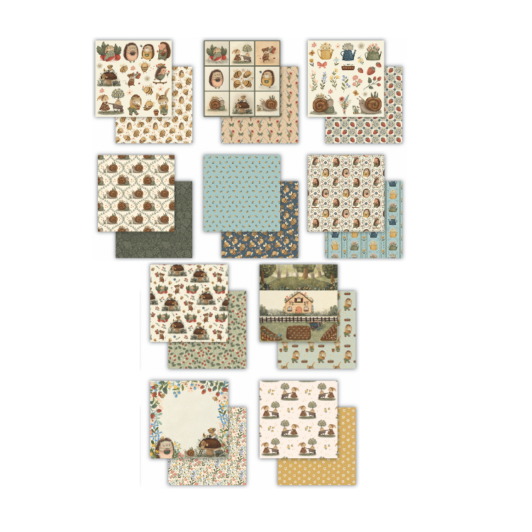 Craft Consortium Amongst the Hedgerow 12 x 12 inch Paper Pad ccpad048 product image