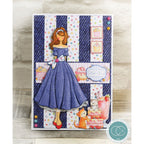 Craft Consortium Denim Textures 12 x 12 inch Paper Pack ccepad044 cute dress