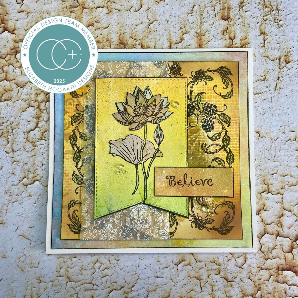 Craft Consortium Faeries Blackberries Clear Stamps cclgstmp012 believe
