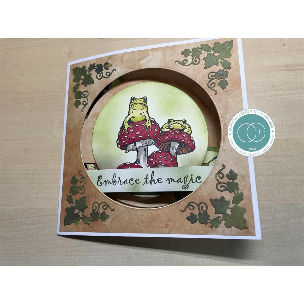 Craft Consortium Faeries Sentiments Clear Stamps cclgstmp017 toads