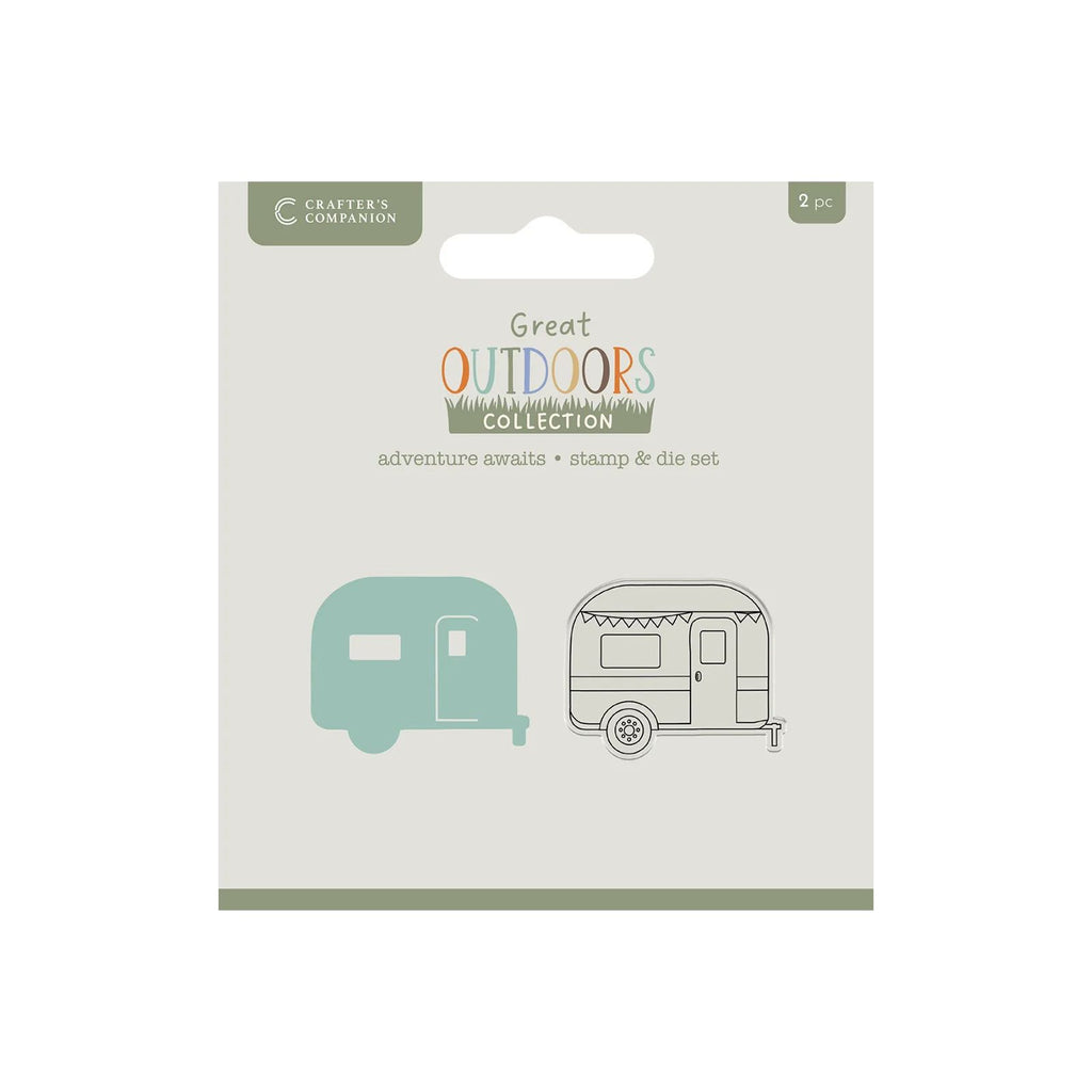 Crafter's Companion Adventure Awaits Stamps And Die Set cc-tgo-std-adaw