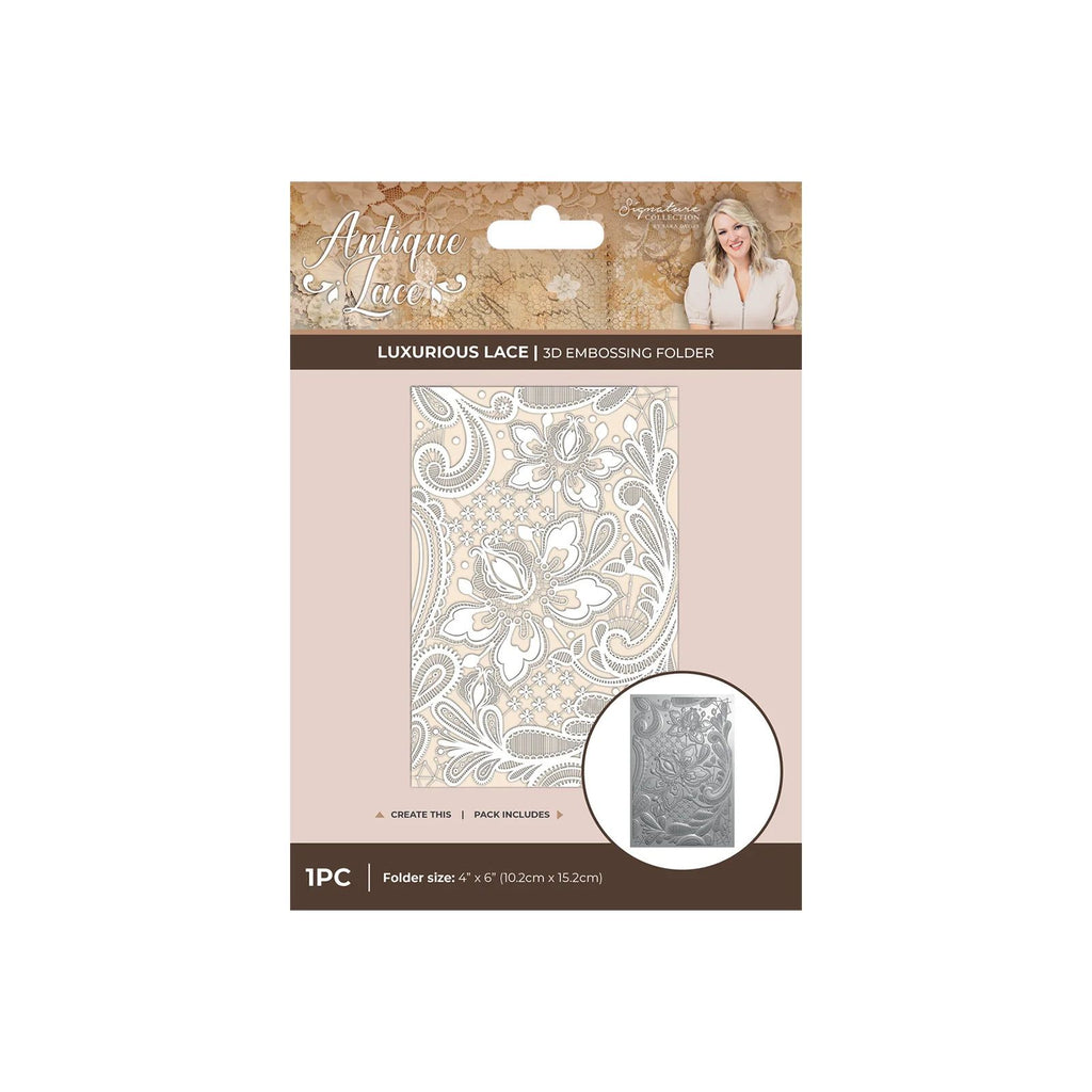 Crafter's Companion Luxurious Lace Die ss-al-3d-ef4-luxlap