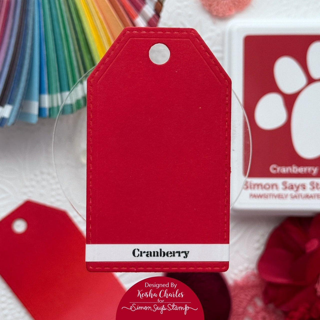 Simon Says Stamp Pawsitively Saturated Ink and Re-inker Set Cranberry ink93set | color-code:ALT03