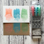 Tim Holtz Distress Pearl Crayons Seasonal Set Ranger th23dc Set 6 Holiday