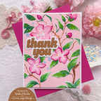 Simon Says Stamp Embellishment Mix Cream Puff 0326cp In My Heart Thank You Card