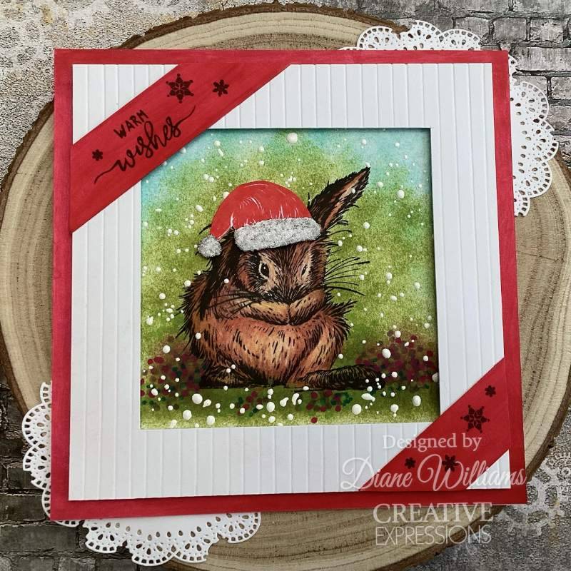 Creative Expressions Warm Bunny Wishes Clear Stamps umsdb161 Warm Wishes