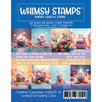 Whimsy Stamps Creative Cupcakes Quick Card Fronts Papers wsqcf-14
